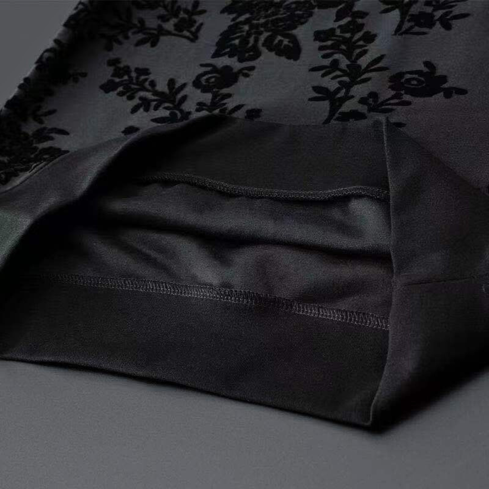 Midnight Bloom Jacquard Set