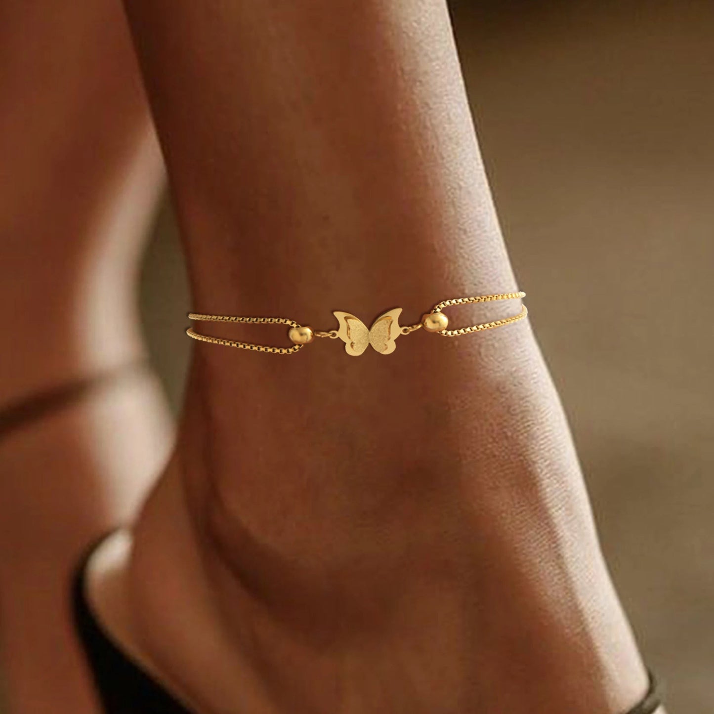 Princess Double Chain Anklet