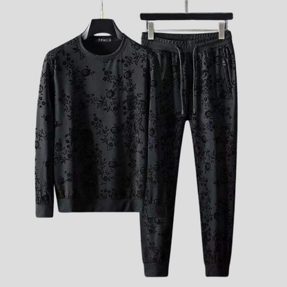 Midnight Bloom Jacquard Set