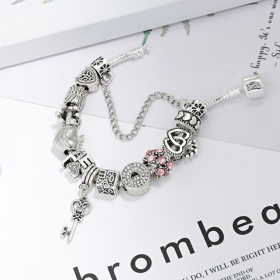 Bracelet “The Key of Love” – with all charms included