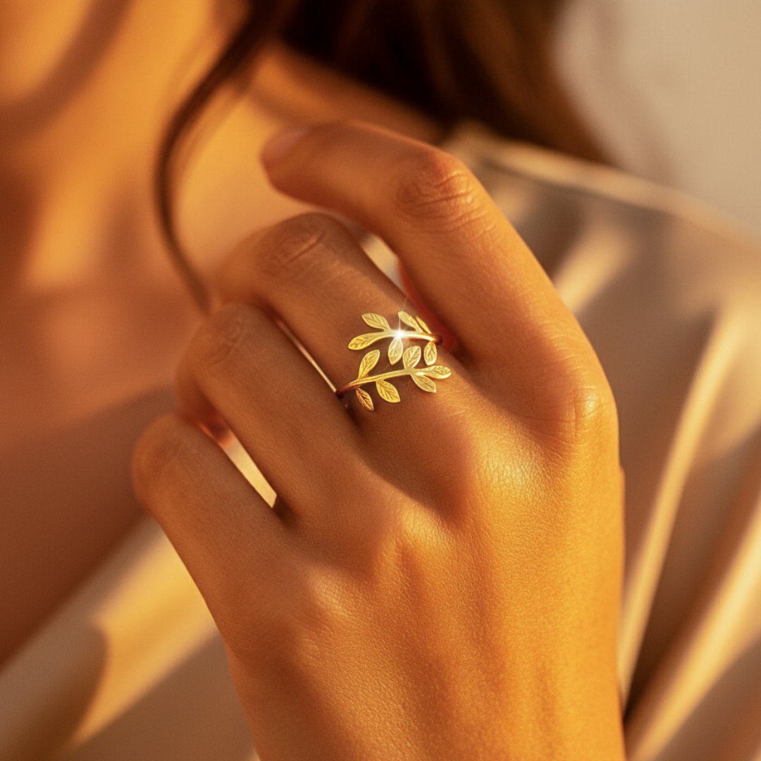 Olive Leaf Ring