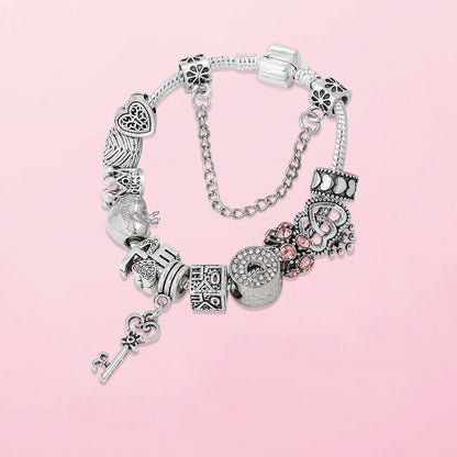 Bracelet “The Key of Love” – with all charms included