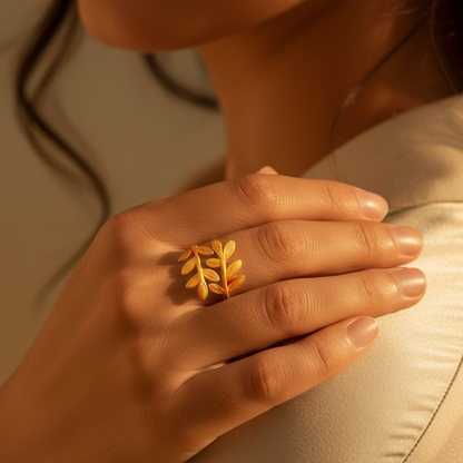Olive Leaf Ring