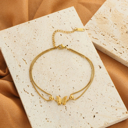 Princess Double Chain Anklet