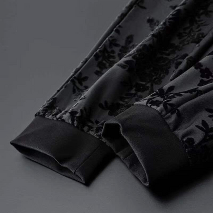 Midnight Bloom Jacquard Set