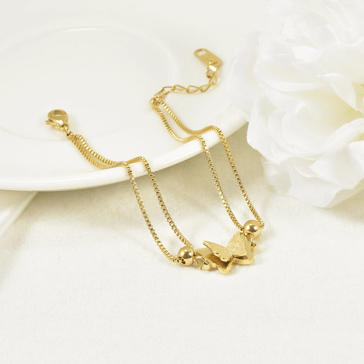 Princess Double Chain Anklet