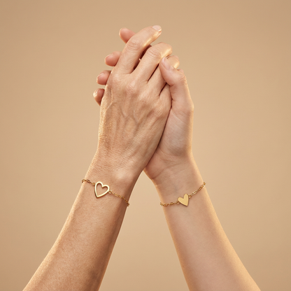 DIVA Matching Hearts Bracelet