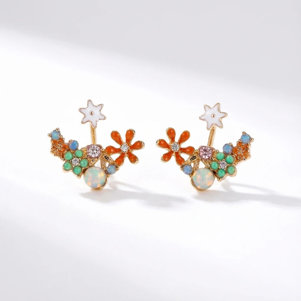 Garden Arc Drops Earrings
