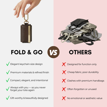 TINY - Foldable Tote Keychain