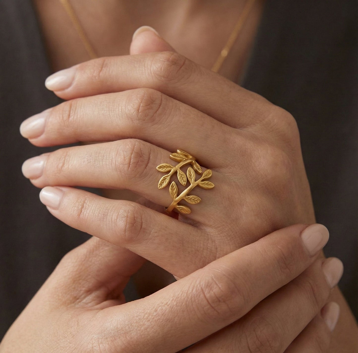 Olive Leaf Ring