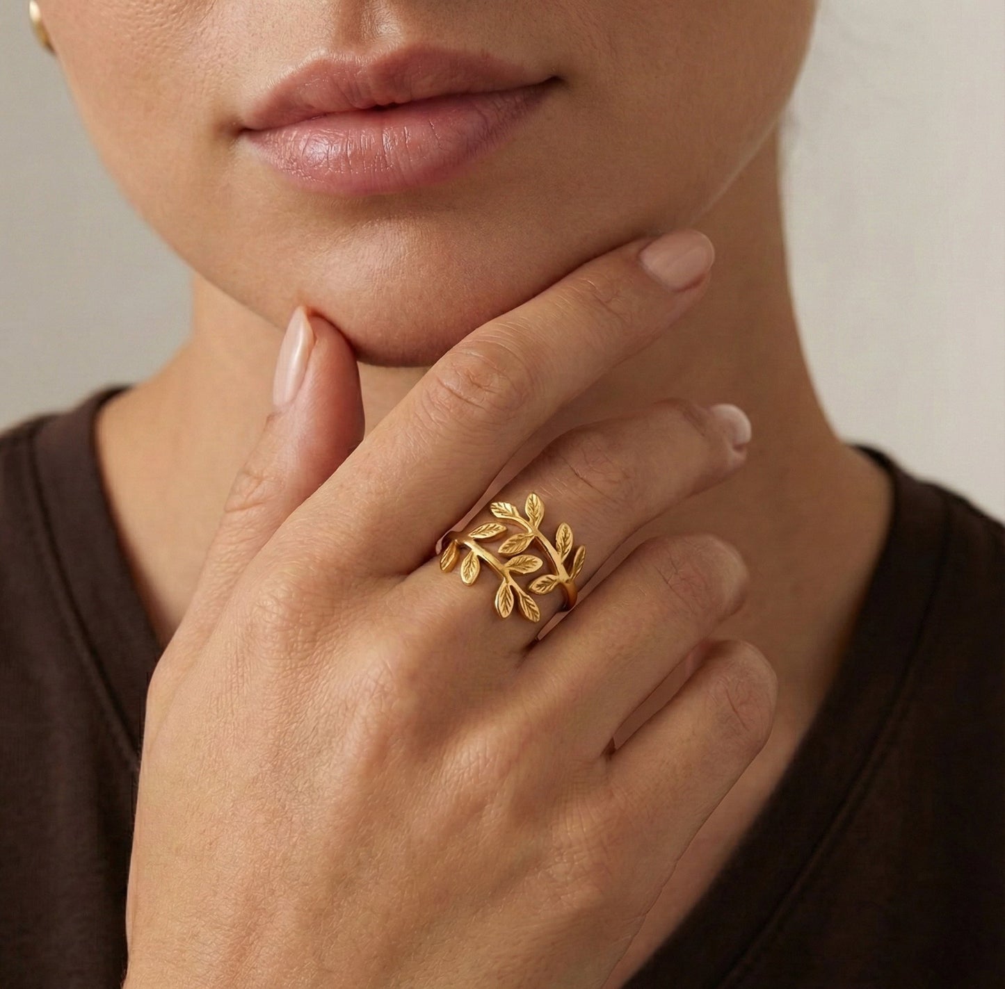 Olive Leaf Ring