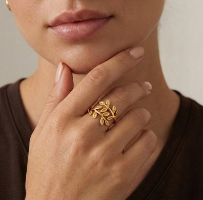 Olive Leaf Ring