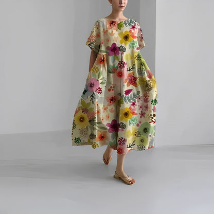 Amalia - Gorgeous Floral Women Dress