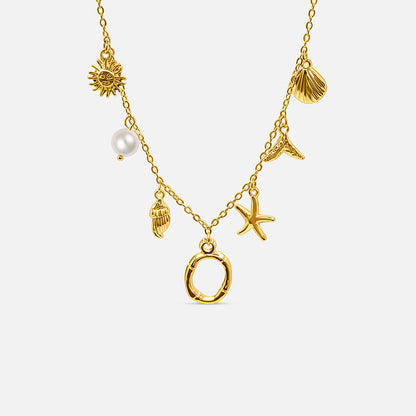 Ocean Letter Necklace