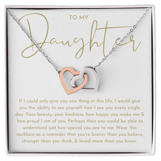 To My Daughter Necklace