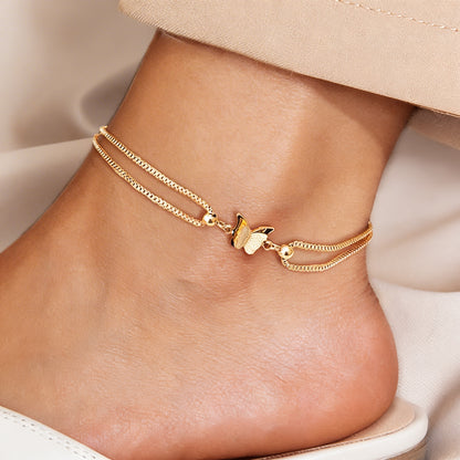 Princess Double Chain Anklet