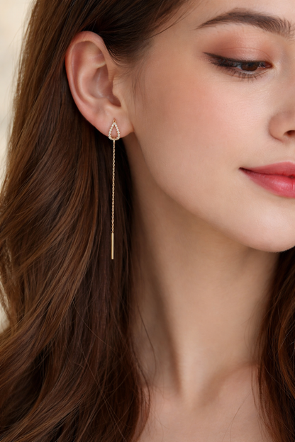 FINITY - Long Hanging Earrings