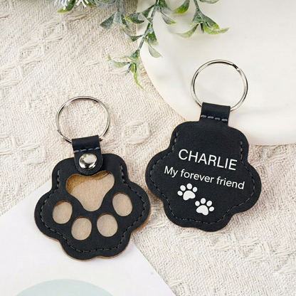 Personalized Leather Fur Keepsake