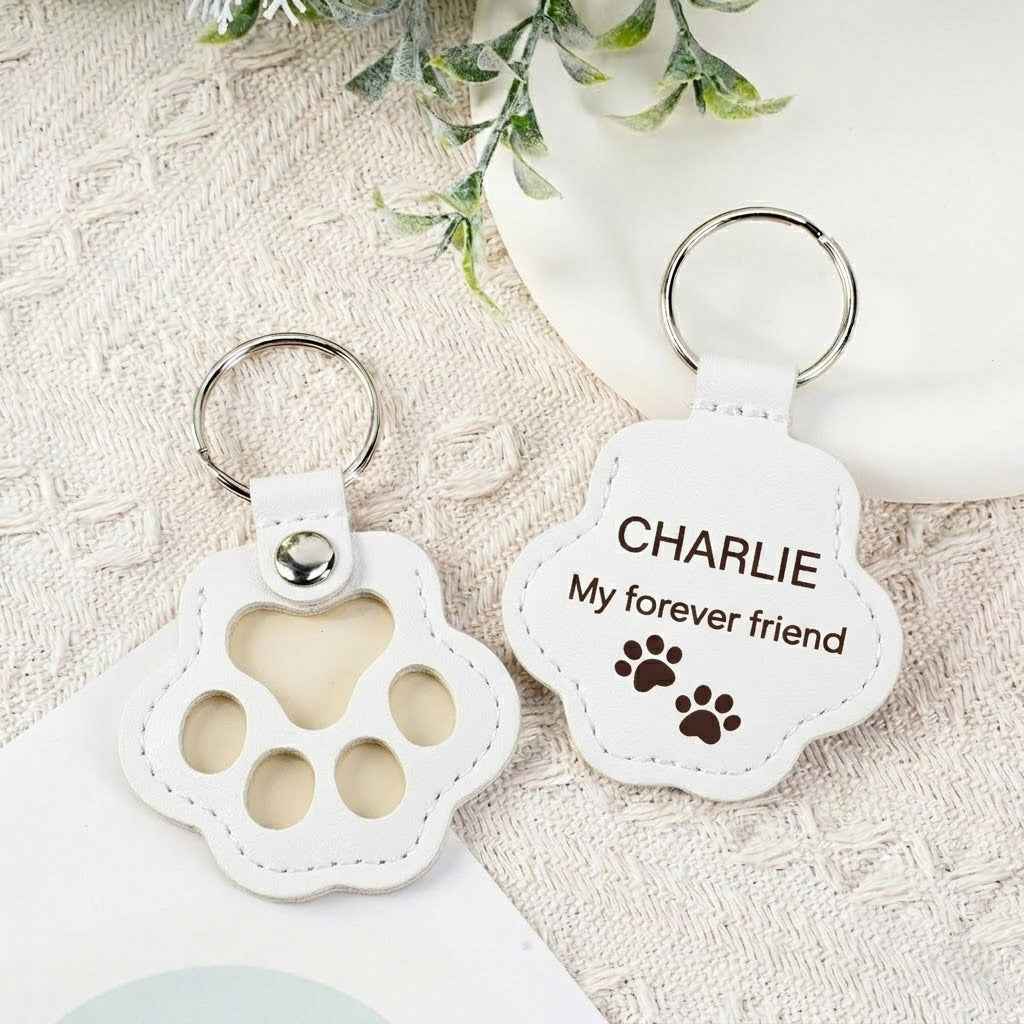 Personalized Leather Fur Keepsake