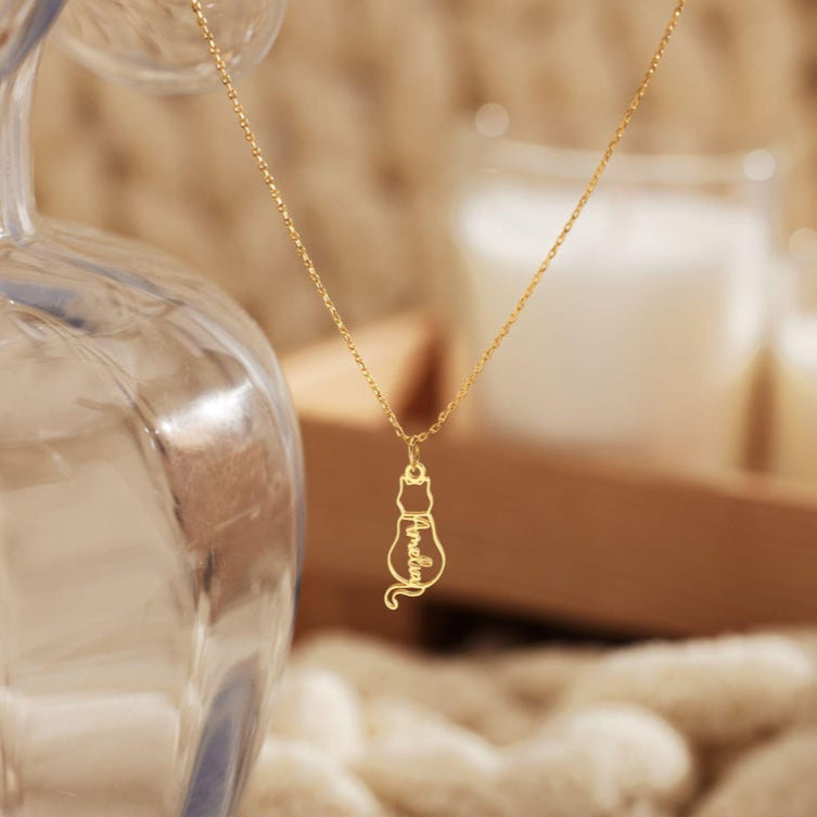 Personalized Cat Necklace
