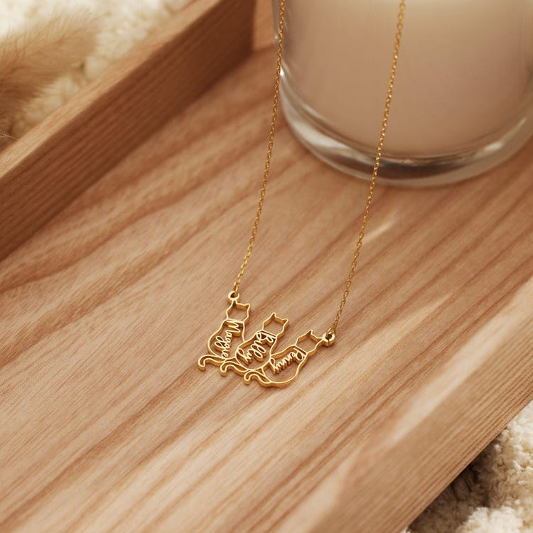 Personalized Cat Necklace