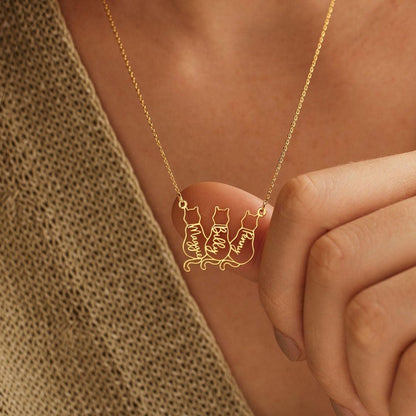 Personalized Cat Necklace