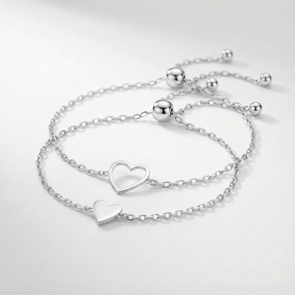 DIVA Matching Hearts Bracelet